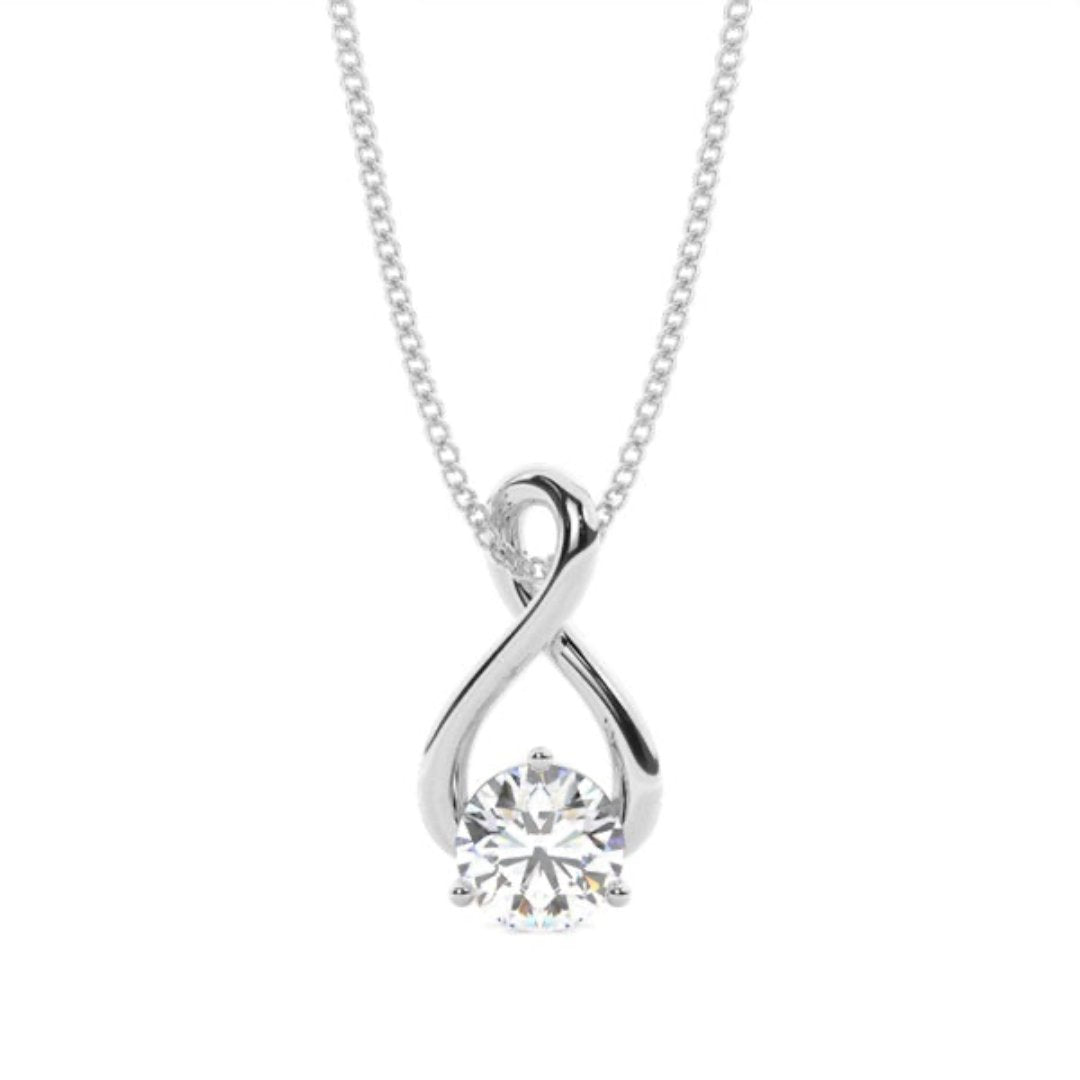 Diamond pendant and chain