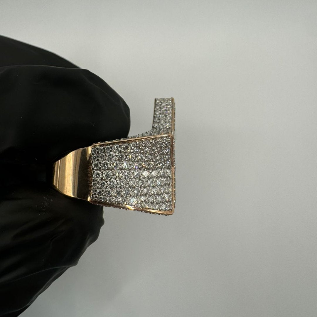 Diamond star ring