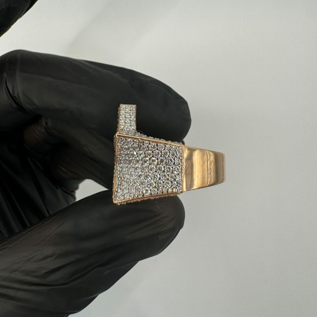 Diamond star ring