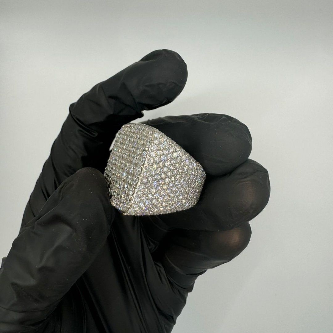 Square diamond ring