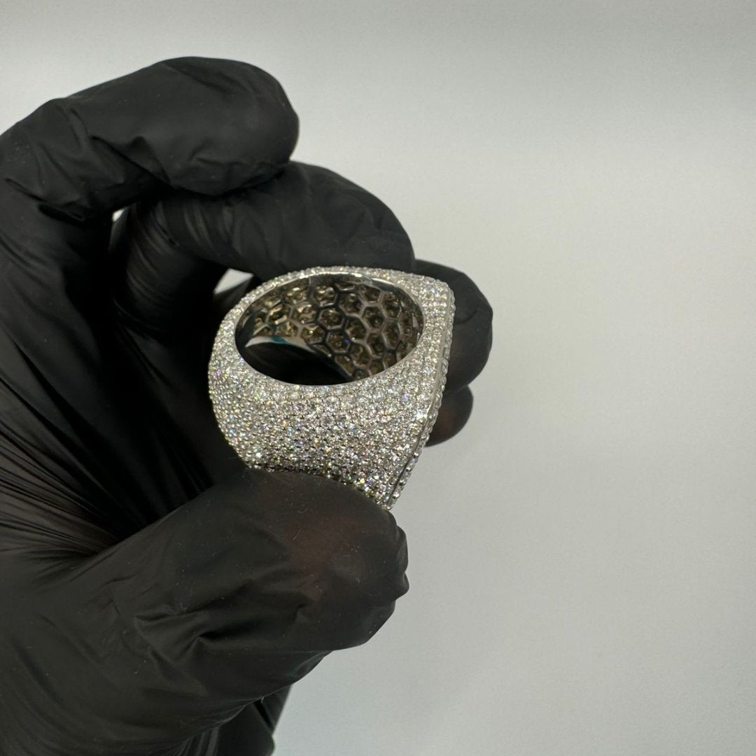 Square diamond ring