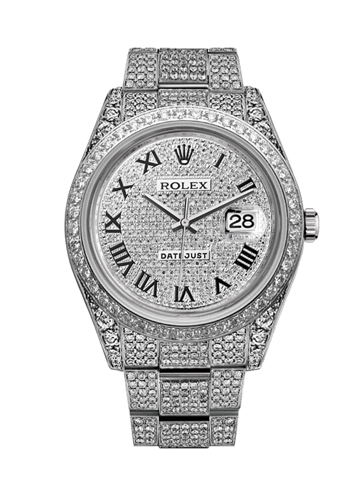 Rolex Datejust II 41mm ' Iced Out '