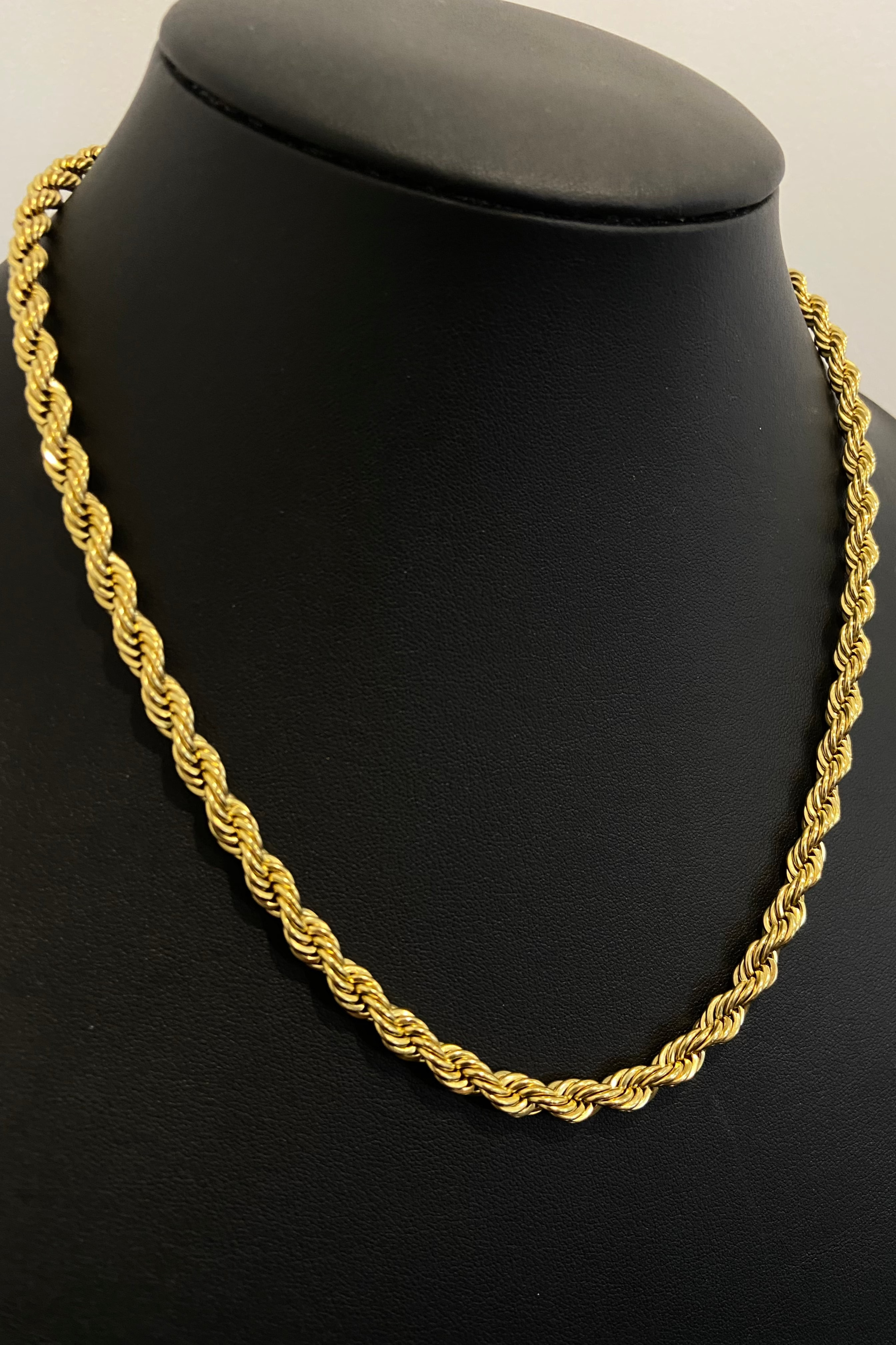 18 k Rope chain 6mm