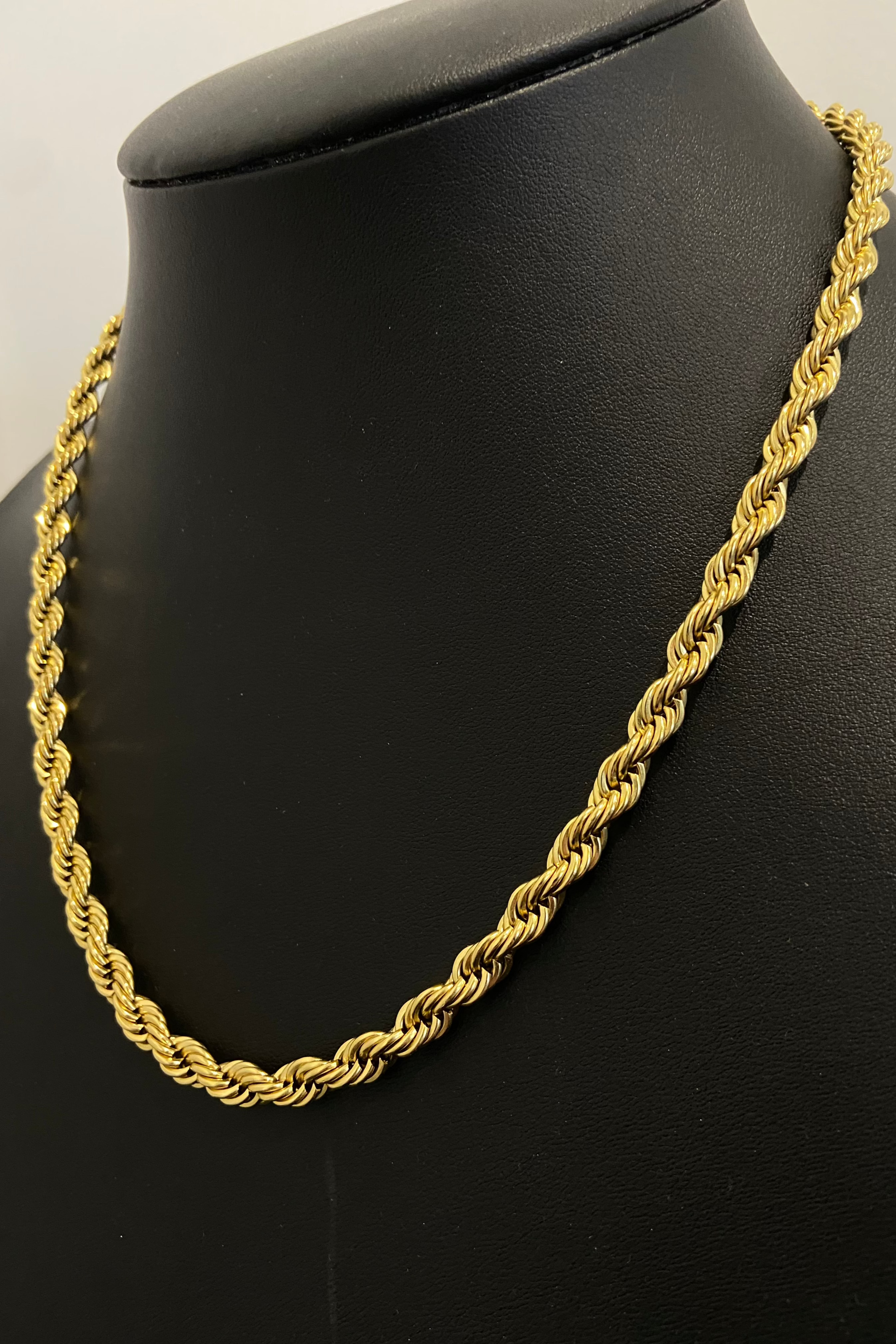 18 k Rope chain 6mm