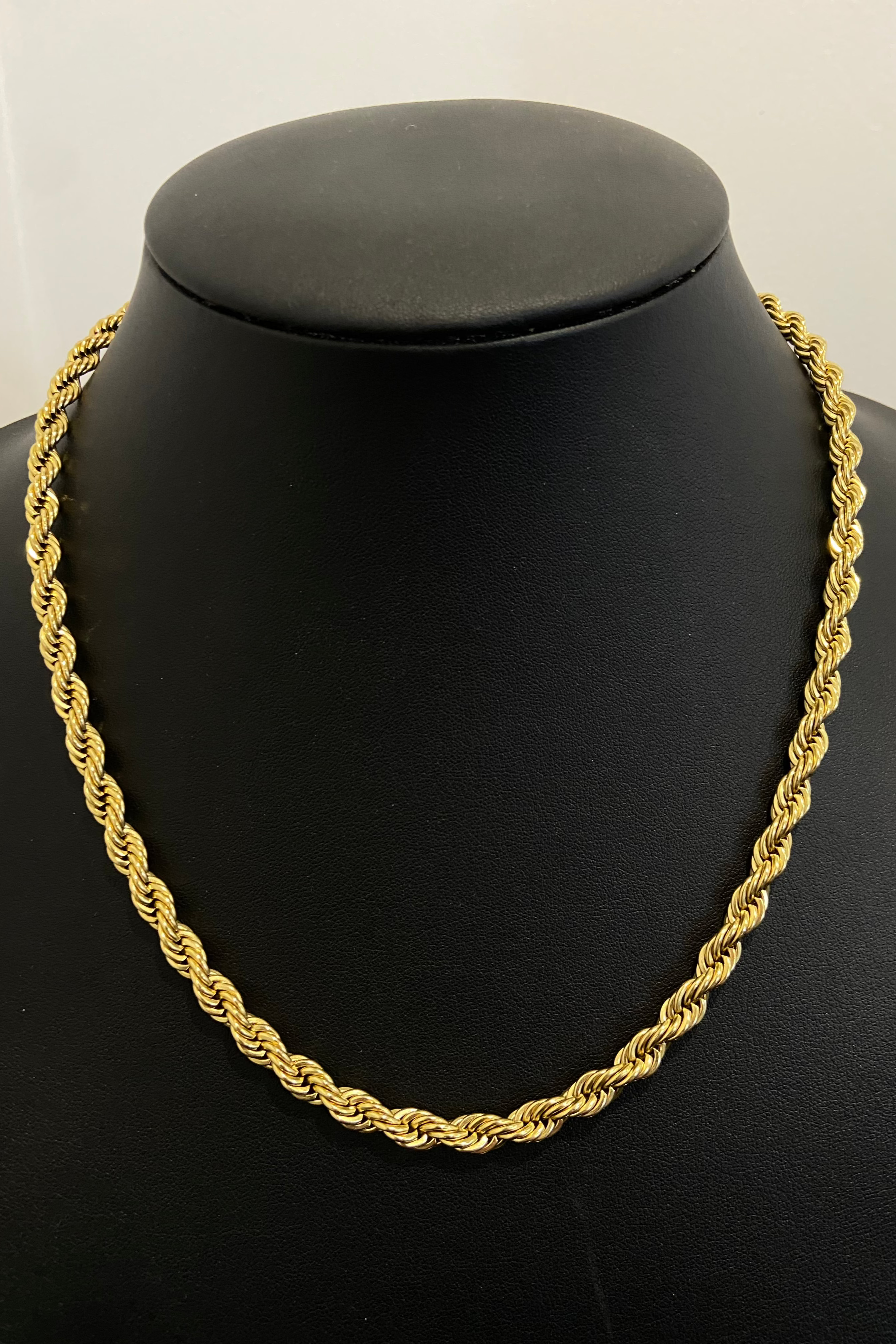 18 k Rope chain 6mm