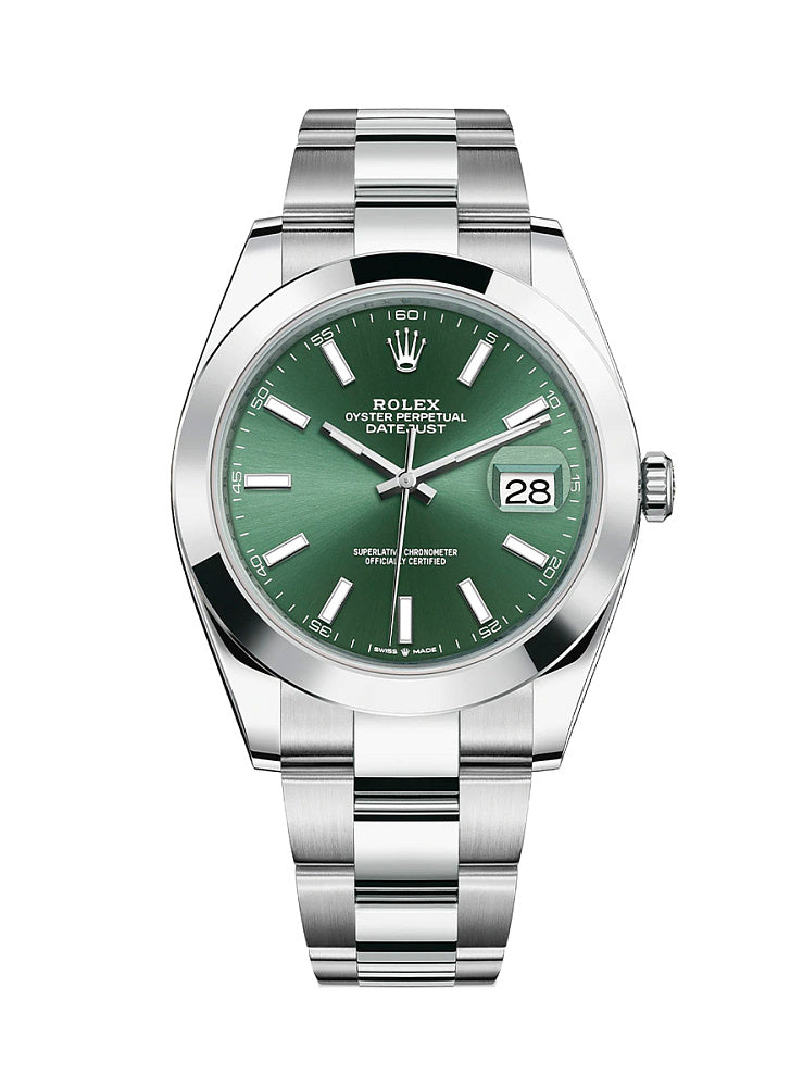 Rolex Oyster Perpetual Datejust 41mm Mint Green